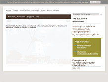 Tablet Screenshot of nordisknhl.dk